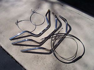 02 Harley Davidson Softail Deuce Handle Bars and Cables