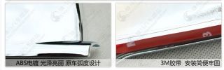 Chrome Body Side Mirror Cover Trim for 2013 2014 Dodge Journey