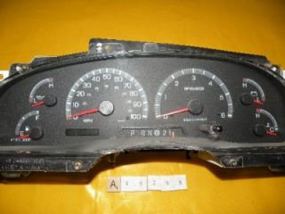00 01 02 Ford F150 Pickup Speedometer Instrument Cluster Dash Panel 186 723