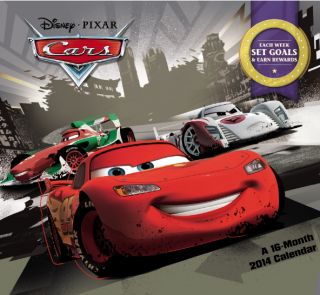 Walt Disney Pixar Cars Movies 16 Month 2014 Wall Calendar New SEALED