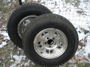 Cooper Discoverer M s Snow Tires 2 P225 70 R14 on Ford Ranger Rims