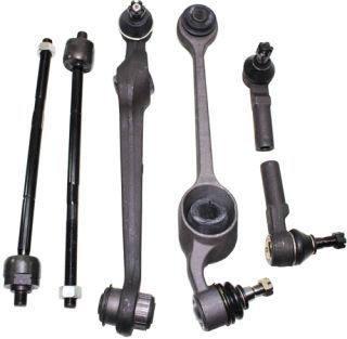 6 Pcs Inner Outer Tie Rod Control Arm Steering Parts Saturn SC SL SW Series