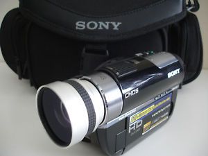 Sony HDR UX10 High Definition Camcorder Wide Lens Attachment Sony Bag