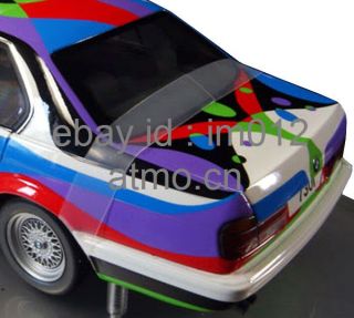 BMW 730i E32 Art Car New in Box 150932  1 18 Minichamps Diecast Car Model