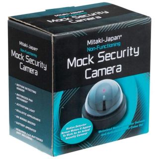 Dummy Security Dome Camera Motion Active LED Light CCTV Wireless Surveillance