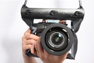 Underwater Waterproof DSLR SLR Camera Bag Case Pouch Dry Bag Canon Nikon Black