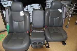 2003 2006 Chevy Silverado Sierra Leather Truck Seats