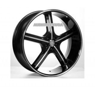 22" inch AC55BM Wheels and Tires Rims for 300C Charger Magnum Challenger