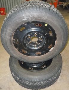 03 08 Crown Victoria 16" Factory OE Wheels Winter Tires Studded P225 60R16 Snow
