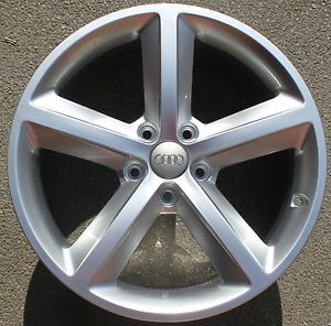 One Audi A4 18" 5 Spoke Alloy Wheel Genuine New 8J Front or Rear s Line S4 Arm