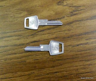 Vintage B s Mopar 1967 1968 Factory Key Blanks Ignition and Doors Pair