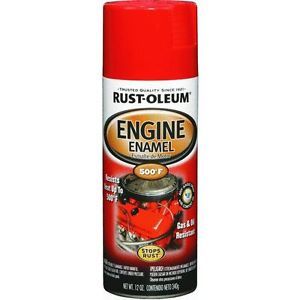 Rust Oleum High Temp Engine Spray Paint Ford Red
