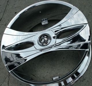 Dub Deux Wang S149 26" Chrome Rims Wheels Caprice 5x5 26 x 9 5 5H 10