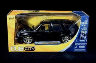 2002 Cadillac Escalade Black Dub City Diecast 1 24 Scale Black