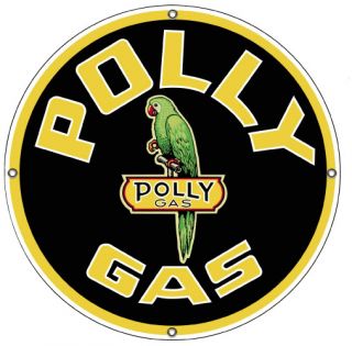Polly Gas Vtg Style Metal Sign Garage Rat Hot Rod Service Station Shop Garage