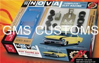 AMT Slot Stars 1 25 1966 Chevy Nova Super Stock Complete Slot Car Kit Item 745