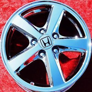 Set of 4 New Honda Accord 16" Factory Chrome Wheels Rims Exchange 63857