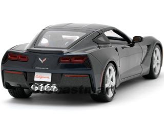 Maisto 31182 1 18 2014 Chevy Corvette C7 Stingray Diecast Model Car Dark Blue