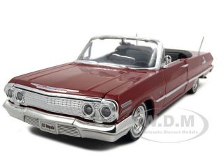 1963 Chevrolet Impala Convertible Lowrider Red 1 24