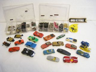 Vintage AFX Slot Cars Tyco Pro Chassis Tires Wheels Gears Accessory Parts Lot