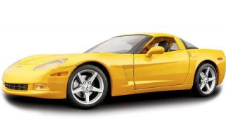2005 Chevrolet Corvette Maisto Special Edition Diecast 1 18 Scale Yellow