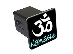 Namaste OM Aum Yoga Tow Trailer Hitch Cover Plug Insert Truck Pickup