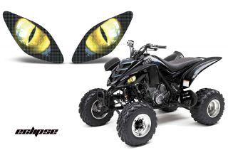 AMR Racing Head Light Graphic Decal Cover Yamaha Raptor 660 ATV Parts Eclipse