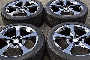 20" Camaro SS Black Chrome Wheels Rims Tires Factory Wheels 2013' 2014'