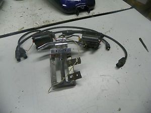 Harley Shovelhead Dual Ignition Coils with Mount Top Engine Mount
