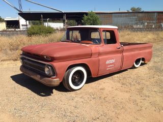 1963 Chevy C10 Short Bed Rat Rod Shop Truck Air Ride Patina from California