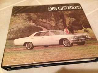 1965 Chevrolet Dealer Album Impala Corvette Corvair Nova Chevy Chevelle