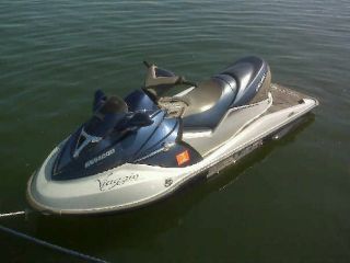 2004 Sea Doo Bombardier Supercharged GTX Limited Edition Jet Ski Trailer More