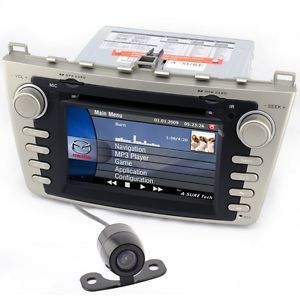 3G Internet Pip Car DVD GPS Navi Stereo HD for New Mazda 6 2008 2012 Free Camera