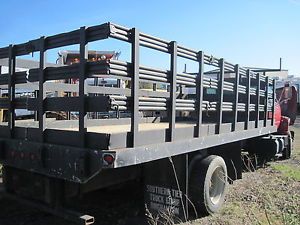 Stake Rack Bed 18' Long Flat Bed Chevy Ford Dodge Truck C5500 F650