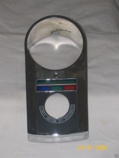 Chrome Dash Cover for Harley Softails 1991 95 Fat Bobs Tank