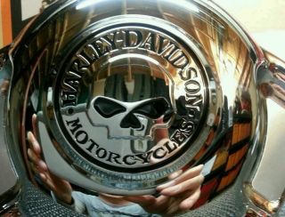 Harley Davidson Willie G Chrome Customized Air Wing Horn Cover