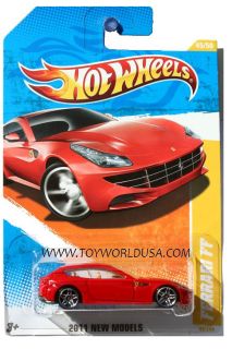 2011 Hot Wheels New Models 45 Ferrari FF Red