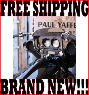Paul Yaffe Chrome 14" Classic Ape Hanger Handlebars Harley Touring FLHT C FLHX