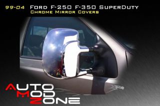 99 04 03 Ford F250 F350 Superduty Chrome Mirror Covers
