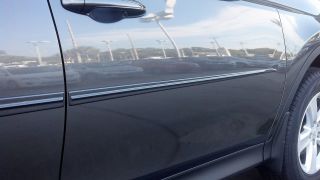 2013 s E T Toyota RAV4 Painted 1G3 Magnetic Gray Body Side Door Moldings