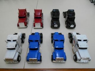8 Ertl Semi Trucks for Display Parts or Custom Build Kenworth Ford International