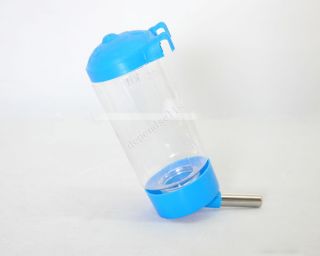 Superior Simple Pet Dog Hanging Water Drinking Bottle Feeder Metal Pipe