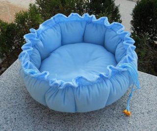 Pet Puppy Dog Cat Soft Pet Bed Round Kennel Sleeping Bag Warm Cushion Pillow