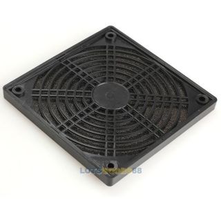 Black Dustproof 120mm Mesh Case Fan Dust Filter Cover Grill for PC Computer LS4G