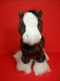Webkinz Clydesdale Horse HM139 Stuffed Animal Plush Toy Plus SEALED Code