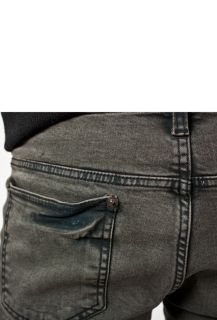 New Mens Fashion Cool Stylish Fascinating Gray Wash Simple Slim Fit Jeans Pants