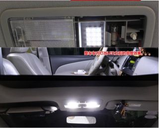 Car 12V LED 9 12 24 SMD Universal T10 BA9S Festoon Reading Adapter Panel Lights