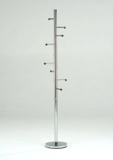 Kings Brand Chrome Finish Coat Hat Rack Stand New
