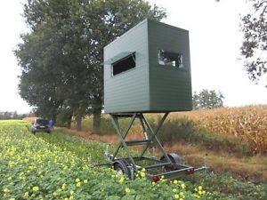 New Mobile Tower Hunting Blind Hydraulic Lift Deer Stand