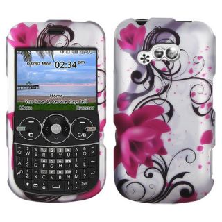 Pink Lotus Flowers Hard Case Cover Tracfone Strighttalk LG 900G Net 10 Accessory